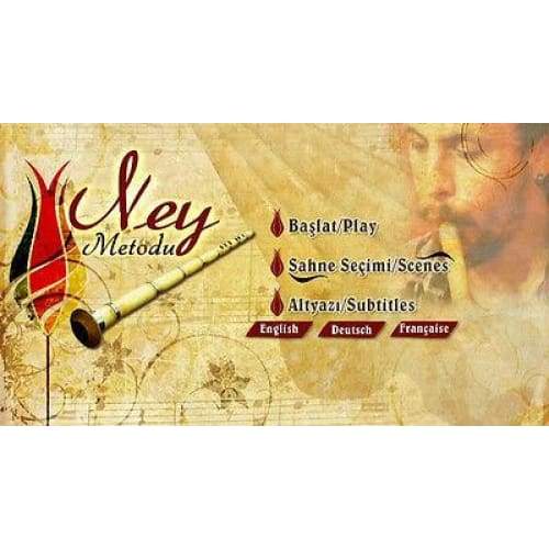 Turkish ney English German French learning set by Balat
