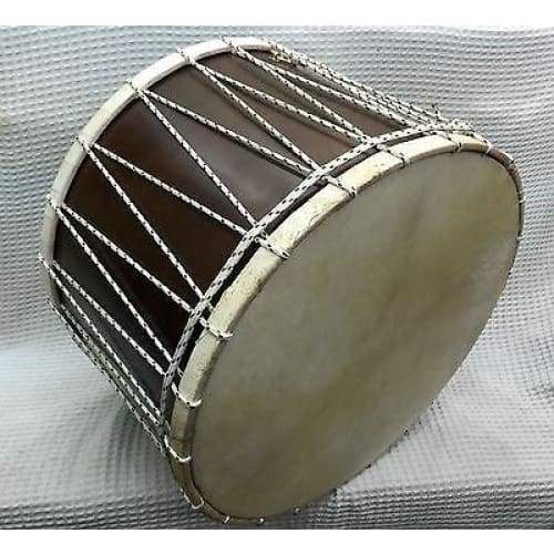 Trir Music Turkish professional walnut davul with natural skin heads