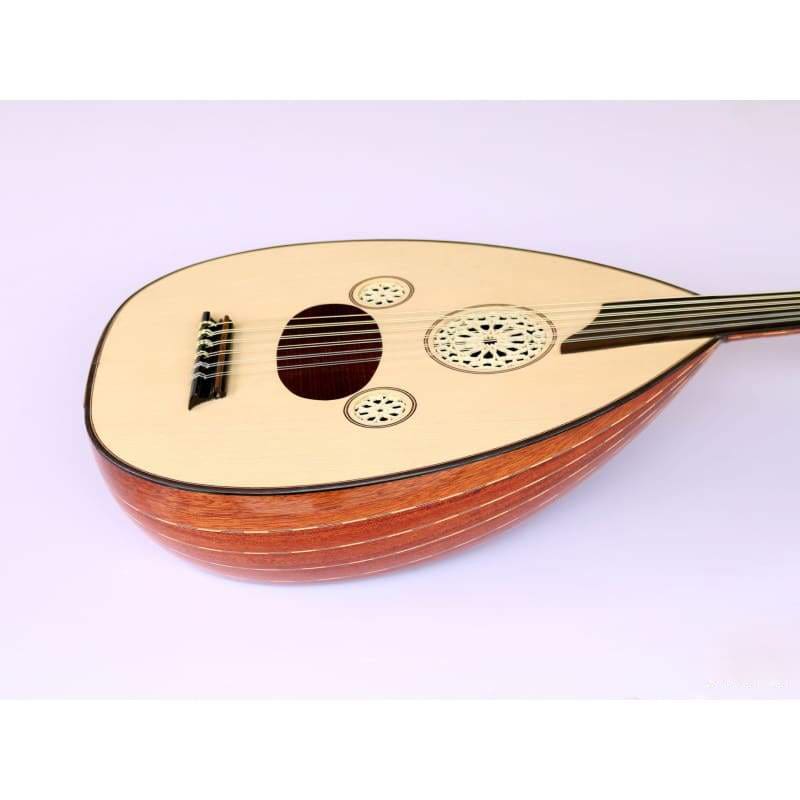 Mahogany and spruce electric oud AOK-301G with ebony bridge by Sala Muzik