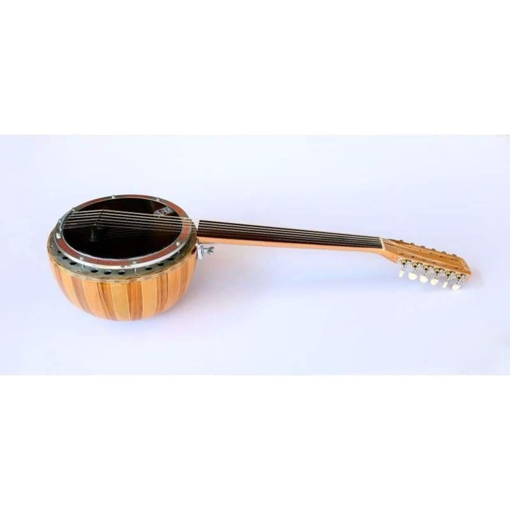 Wooden cumbus CWC-423 by Zeynel Abidin with carved wood bowl