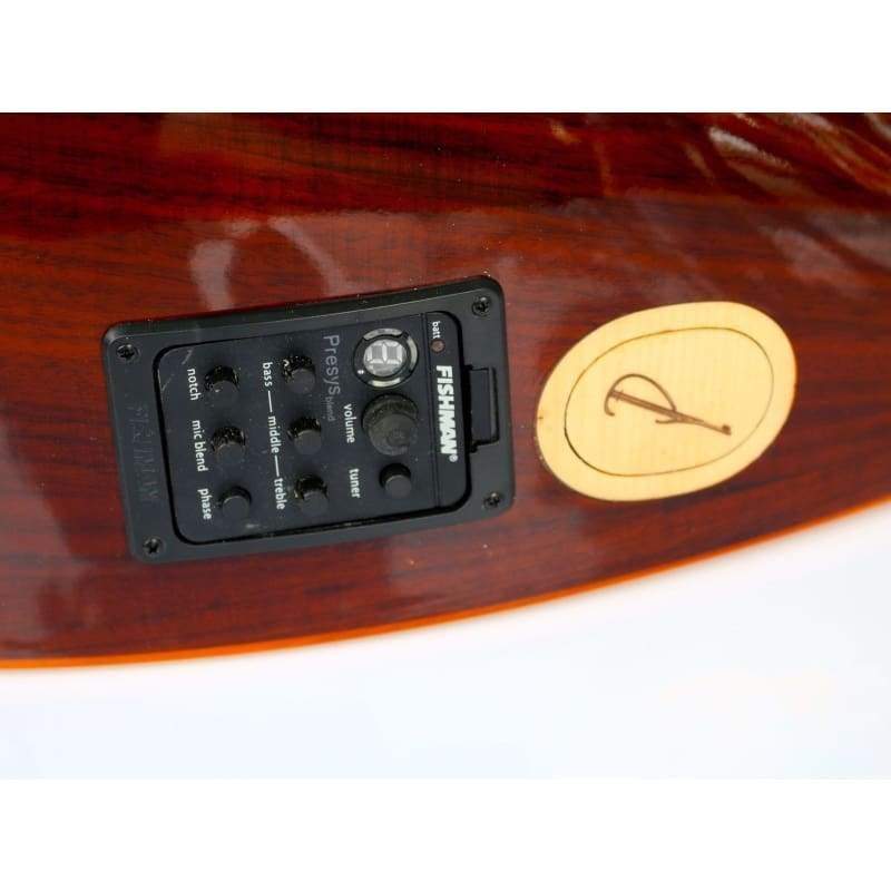 Handmade walnut long neck baglama ASL-302GEQ with equalizer