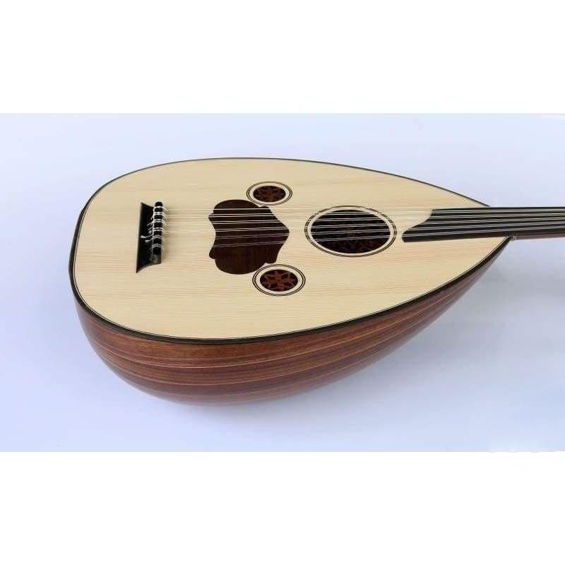 Quality Turkish walnut oud AO-107M with bright resonant Turkish tone