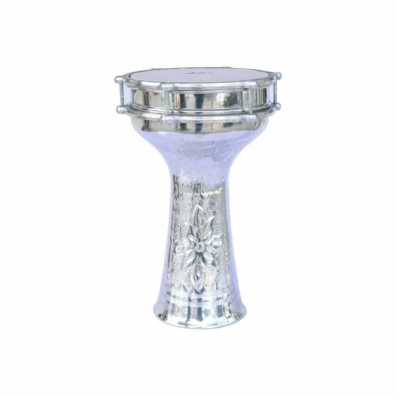 Turkish solo darbuka DKD-222P by Dest Percussion with pearl finish aluminum body
